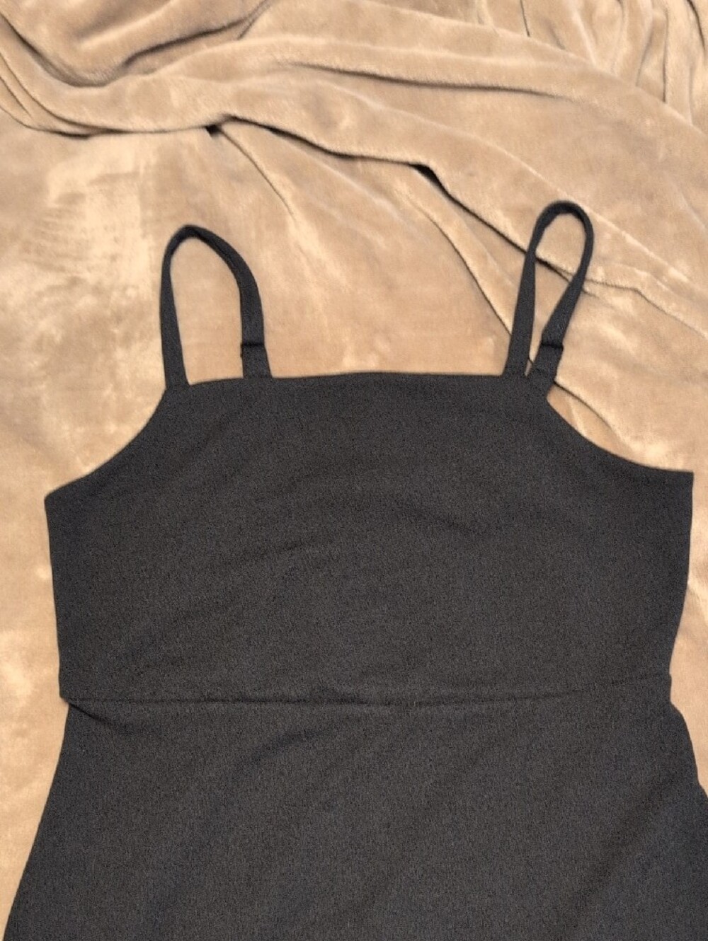 torrid Black Double-Strap Stretch Crepe Dress Size 00 - Picture 2 of 3